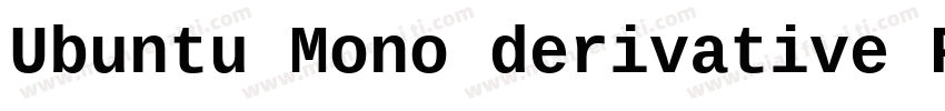 Ubuntu Mono derivative Powerline字体转换